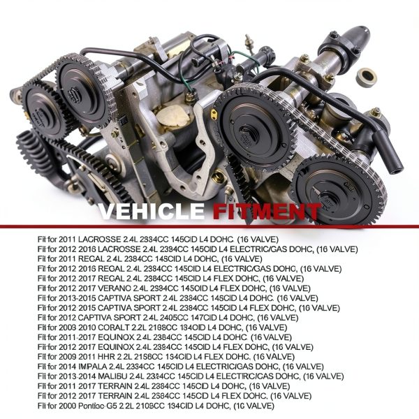 Autodevil Engine Timing Chain Kit for Lacrosse 2.4L-2