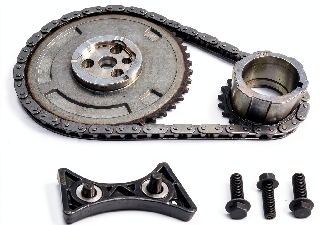 BTSCAR timing chain installed in an LS engine