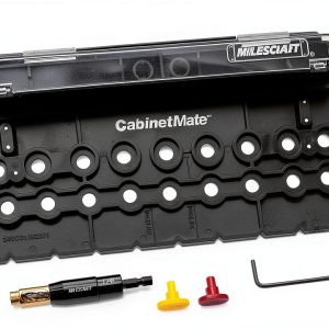 CabinetMate Drilling Jig by Milescraft - Self-Centering Point Storage-0