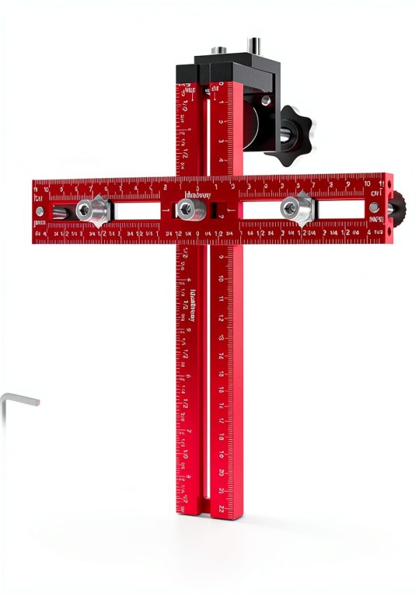 Cabinet Hardware Jig Idealiveny Adjustable Drill Guide 2.5‑7.5″-0
