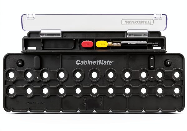 CabinetMate Drilling Jig by Milescraft - Self-Centering Point Storage-1