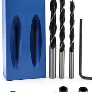 Pocket Hole Jig 14pcs VELNUT Aluminum 15° Inclined Drill 6/8/10mm-0