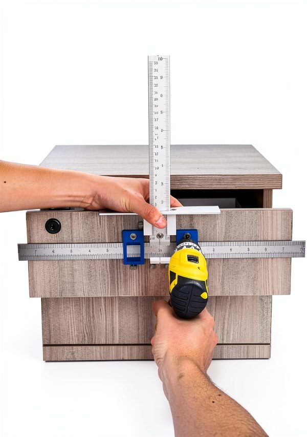 Cabinet Hardware Jig TOURACE Drill Guide Sleeve for Handles & Knobs-2