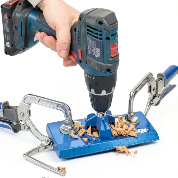 Kreg KHI-HINGE Concealed Hinge Jig – Precision Cabinet Door Hinge Tool – Drill Guide for Concealed (Euro) Cabinet Hinge Installation – Adjustable Boring Jig – 35mm cup-style concealed hinges-8