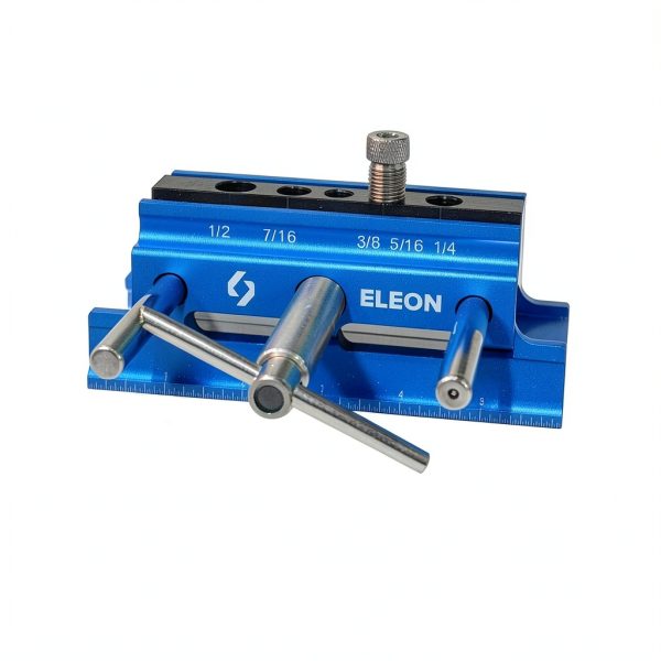 Self Centering Dowel Jig Eleon DJ-Blue2 Extra Large Aluminum (Blue)-7
