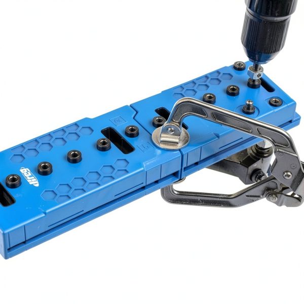 Kreg KMA3225 Shelf-Pin Jig 1/4" (6 mm) - Shelf Pin Drilling Jig - Create Perfect Holes for Wobble-Free Shelves - Drill Guide for Straight Holes-4