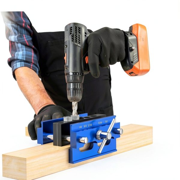 Self Centering Dowel Jig Beaiguna – Width 0.4‑2in, 6‑Piece Bushings-5
