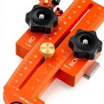 Thin Rip Jig Table Saw Guide by SakerPlus Aluminum 2-8.5in Adjustable-0