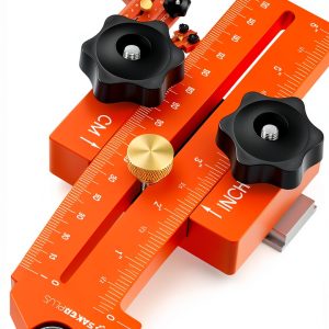 Thin Rip Jig Table Saw Guide by SakerPlus Aluminum 2-8.5in Adjustable-0