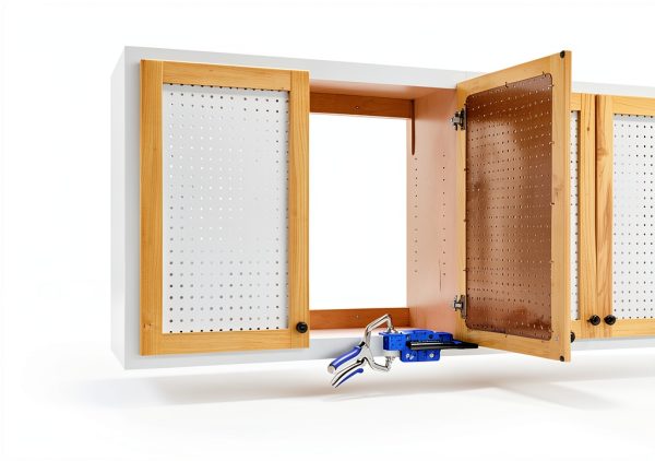 Kreg KHI-CDIJ Cabinet Door Mounting Jig - for Frameless or Face-Frame Cabinet Doors - Easily Adjustable - for Attaching Hinges - Holiday Home Improvement Gifts for Him-1