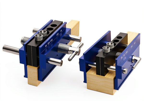 Self Centering Dowel Jig Beaiguna – Width 0.4‑2in, 6‑Piece Bushings-3