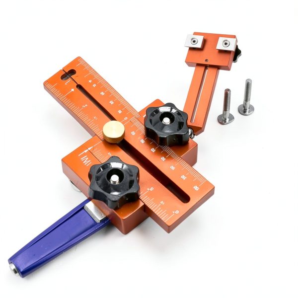 Thin Rip Jig Table Saw Guide by SakerPlus Aluminum 2-8.5in Adjustable-2