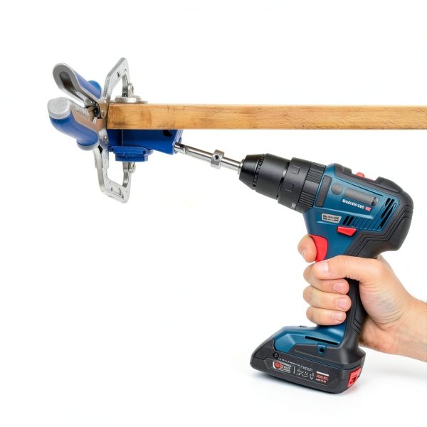 KREG Durable Pocket-Hole Jig 320 with Classic 2 Inch Face Clamp - Includes Wood Clamps for Woodworking & Tight Spaces - For Materials 1/2 Inch to 1 1/2 Inch Thick-1