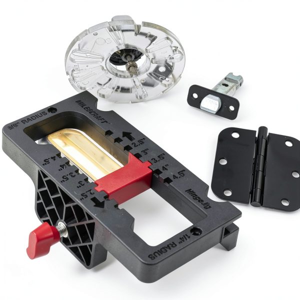 Milescraft 1226 Hinge Jig – Self‑Clamping Door Mortiser with Templates-4