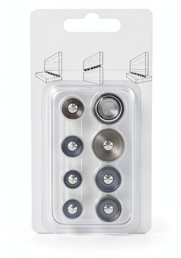 Drill Center Milescraft 5343 8pc Dowel Tenon Jig – Zinc Plated-2