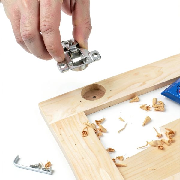 Kreg KHI-HINGE Concealed Hinge Jig – Precision Cabinet Door Hinge Tool – Drill Guide for Concealed (Euro) Cabinet Hinge Installation – Adjustable Boring Jig – 35mm cup-style concealed hinges-9