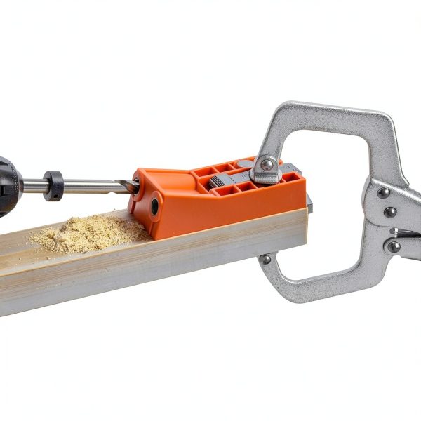 Pocket Hole Jig TBVHOMM with 11" Clamp, Square Driver & Hex Wrench-1