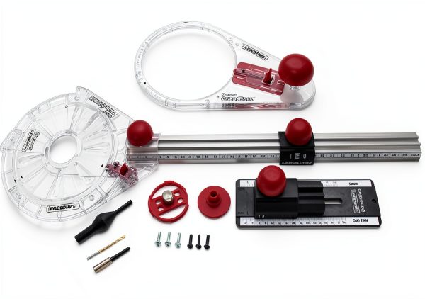 Milescraft 1219 Circle Guide Kit- Precision Router Circle Cutting Jig For Cutting/Routing Circles From 1.5” Up To 52” with Offset Base-0