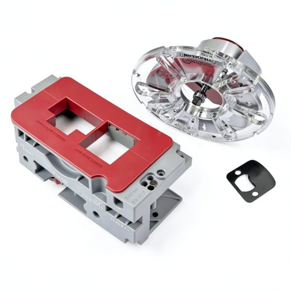 Milescraft 1229 Hinge Jig PLUS Clamping Door Hinge Mortiser Kit Gray-2