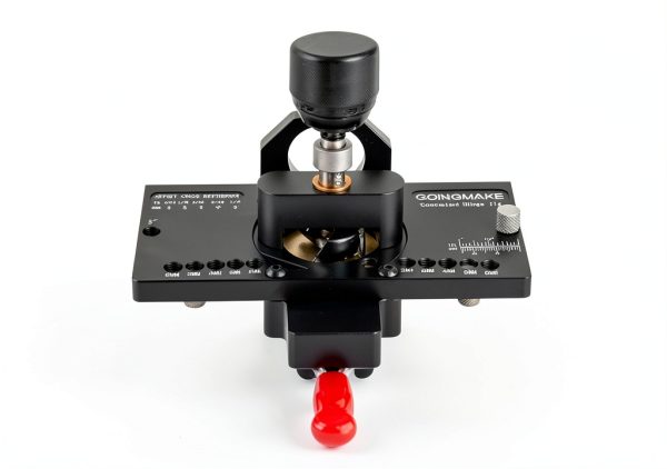 Metal Concealed Hinge Jig with Quick Clamp and Dust Vacuum Adapter Concealed Door Hinge Jig 35mm Cabinet Hinge Jig Hinge Hole Drilling Jig for Woodworking Door Cabinet Hinges Mounting Tool-5