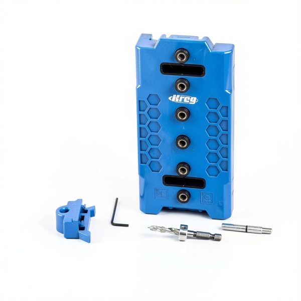 Kreg KMA3225 Shelf-Pin Jig 1/4" (6 mm) - Shelf Pin Drilling Jig - Create Perfect Holes for Wobble-Free Shelves - Drill Guide for Straight Holes-1