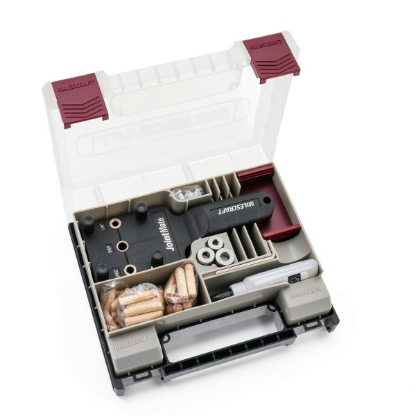Milescraft 1333 DowelJig Kit - Self-Centering Handheld Dowel Jig with-5