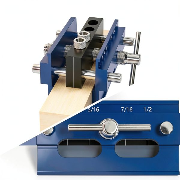Self Centering Dowel Jig Beaiguna – Width 0.4‑2in, 6‑Piece Bushings-1