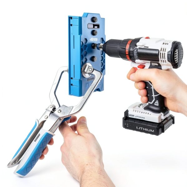 Kreg KMA3225 Shelf-Pin Jig 1/4" (6 mm) - Shelf Pin Drilling Jig - Create Perfect Holes for Wobble-Free Shelves - Drill Guide for Straight Holes-5